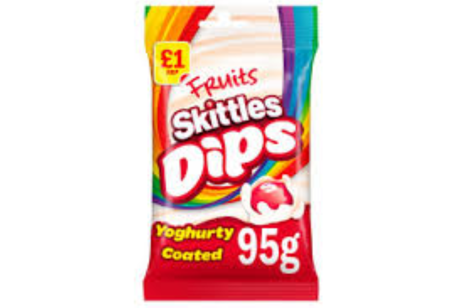 SKITTLES DIPS YOGHURTY COATED 95G